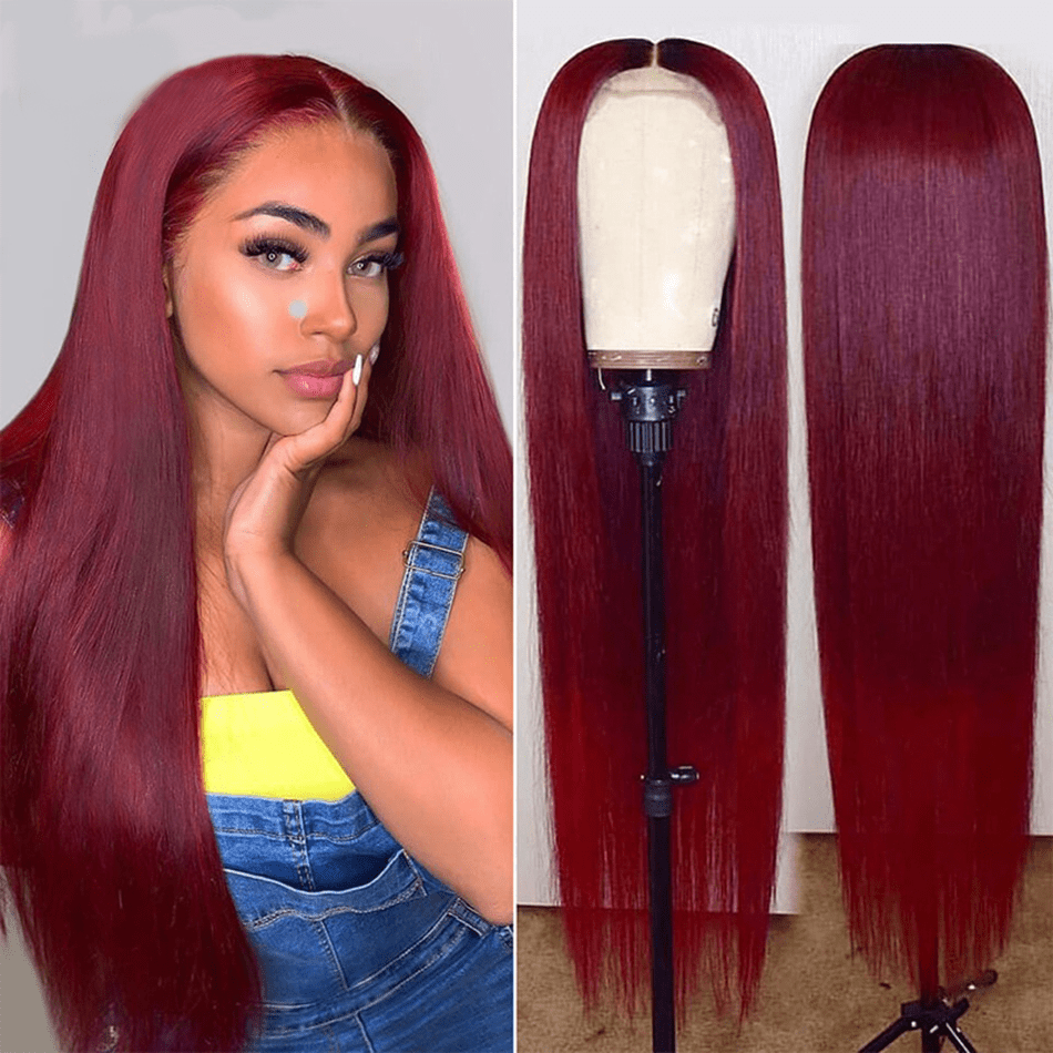 Loki Wig 13X4 Lace Front wig Straight 180% Density#Colored Hair