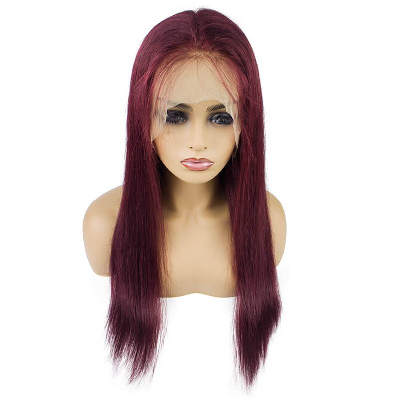 Loki Wig Colored Hair 13*4 Front Lace Wig Straight 180% Density