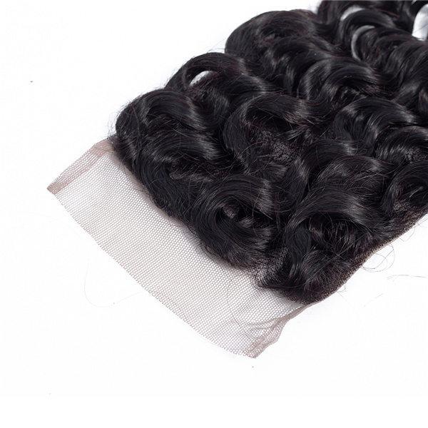 Loki Wig Remy Hair 3 Bundles with 4x4 Closure Deep Wave 150%