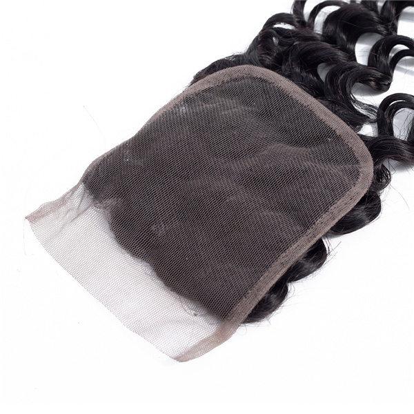 Loki Wig Remy Hair 3 Bundles with 4x4 Closure Deep Wave 150%