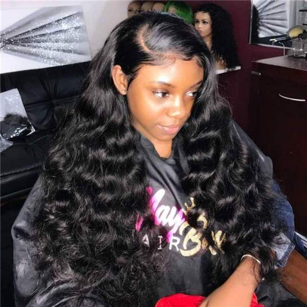 Loki Wig Hair Remy Hair 3 Bundles with 4x4 Closure Boby Wave 150%