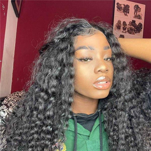 Loki Wig Remy Hair 3 Bundles with 4x4 Closure Deep Wave 150%