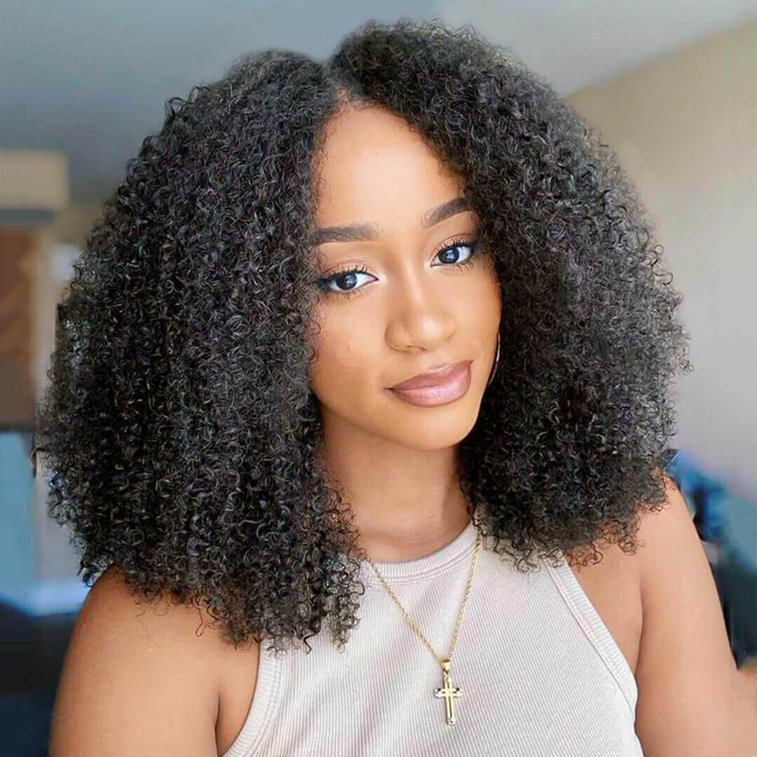 Wig Beginner Friendly No Leave Out I Part Curly Wig