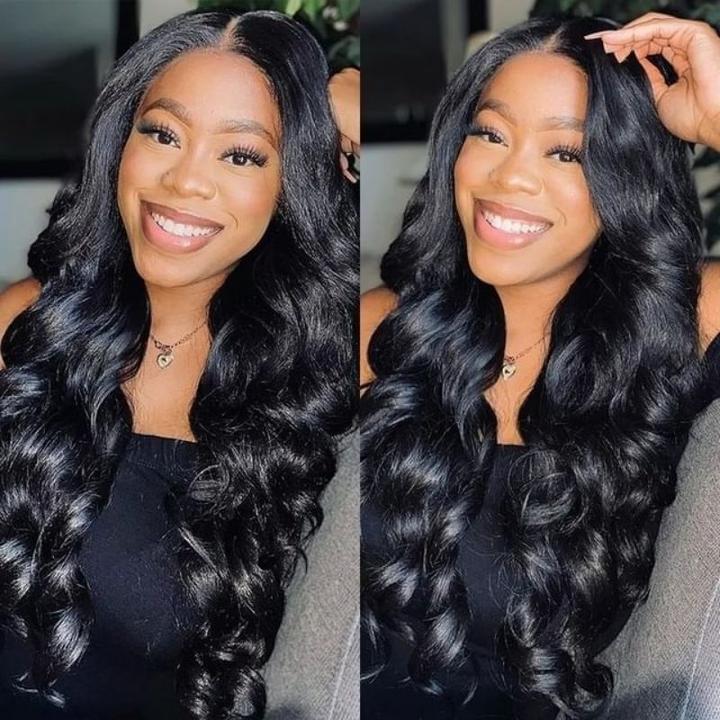 Beginner Friendly V Part Body Wave Wig No Leave Out Thin Part Upgrade U Part Human Hair Wig