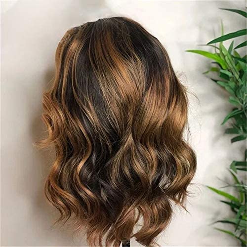 13X6 Highlight Lace Front Human Hair Wig