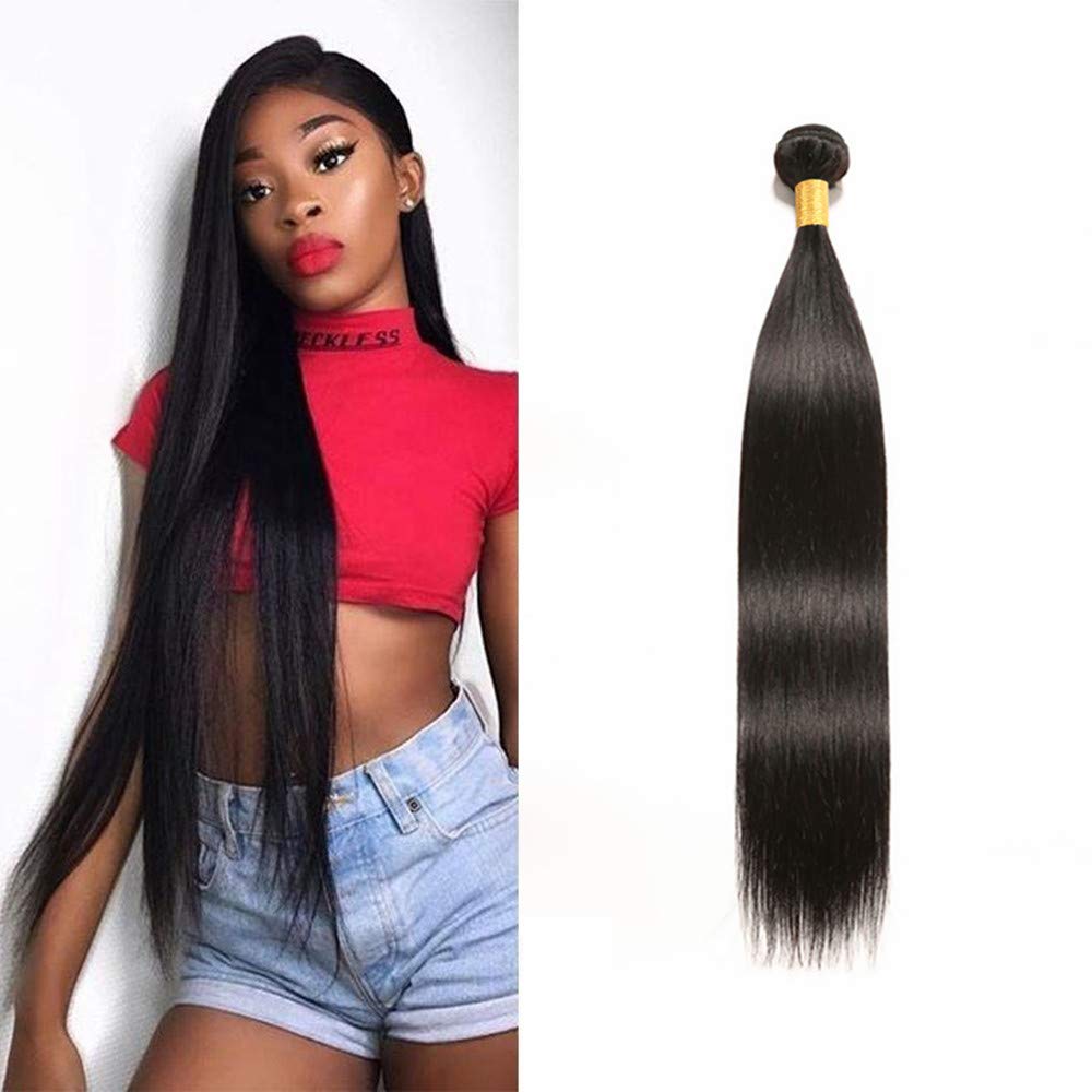 Loki Wig 9A Brazilian Virgin Hair Straight Human Hair 1 Bundle