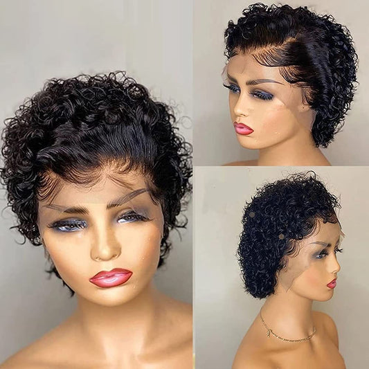 13×6 T Part Lace Frontal Short Bob Wig