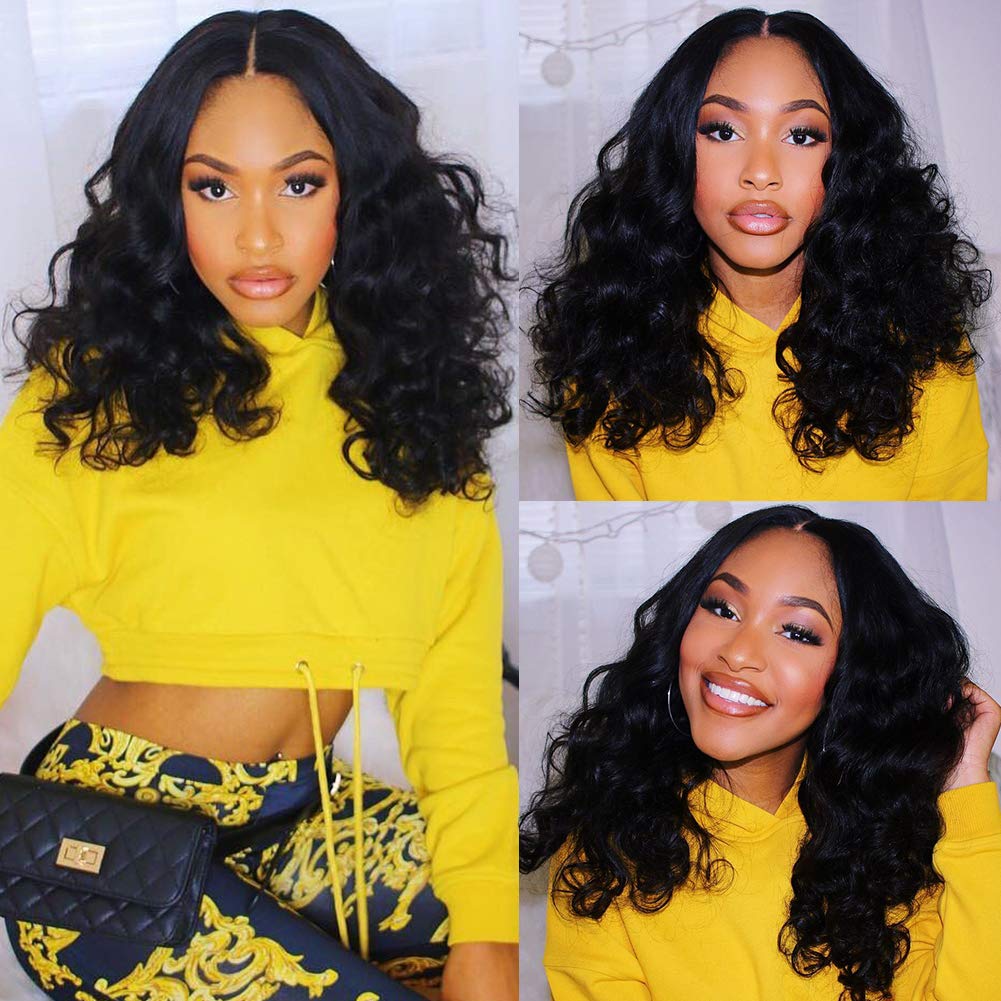 Black Women 13×4 Body Wave Human Hair Wig