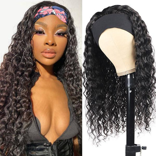 Affordable Human Hair Headband Wig (GET FREE TRENDY HEADBAND)