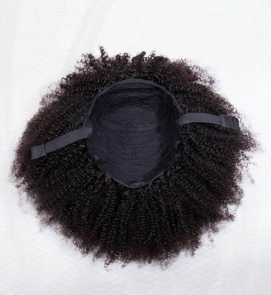 14" Kinky Curly Machine Made Wig