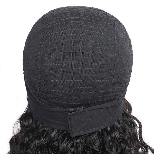 Headband Wig Deep Wave Human Hair