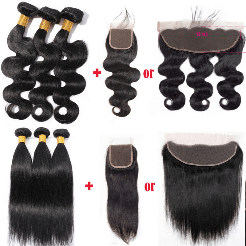 Loki Wig body wave 4 Bundles Grade 9A Body Wave Remy Hair 10"-24"