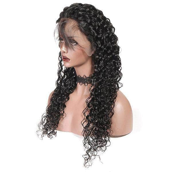 Loki Wig Closure 13x4 Water Wave Lace 150% Density Frontal Closure Human Hair