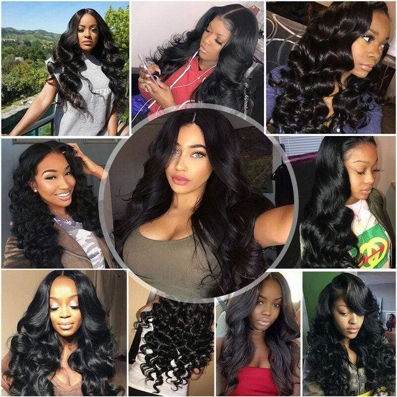 fashionforeverhair Closure Body Wave 100% Human Grade 9A Remy Hair 360 Frontal