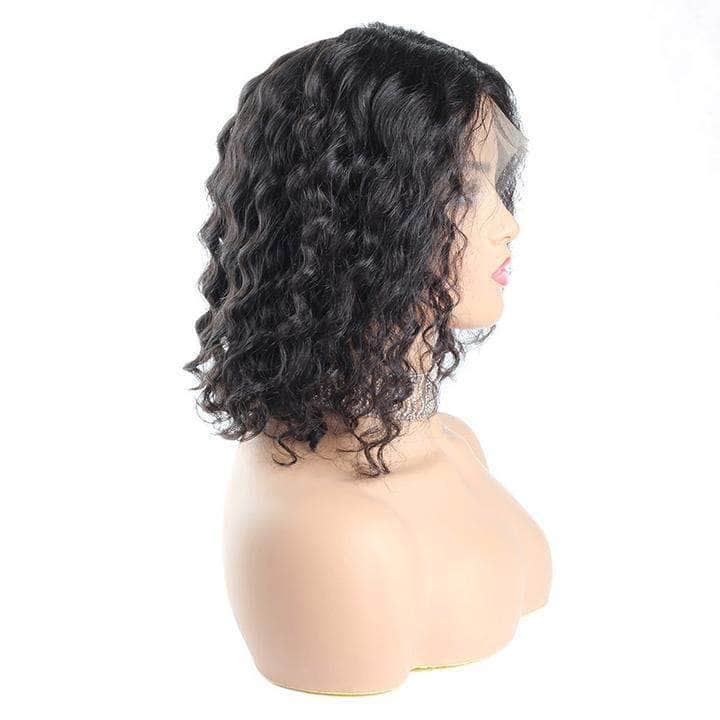 Loki Wig Closure Deep Wave Hair 13*4 Lace Front Wig 150% Density Human Hair Wigs