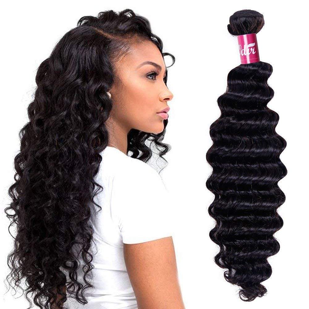 Loki Wig deep wave 9A Remy Hair Bundles Deep Wave