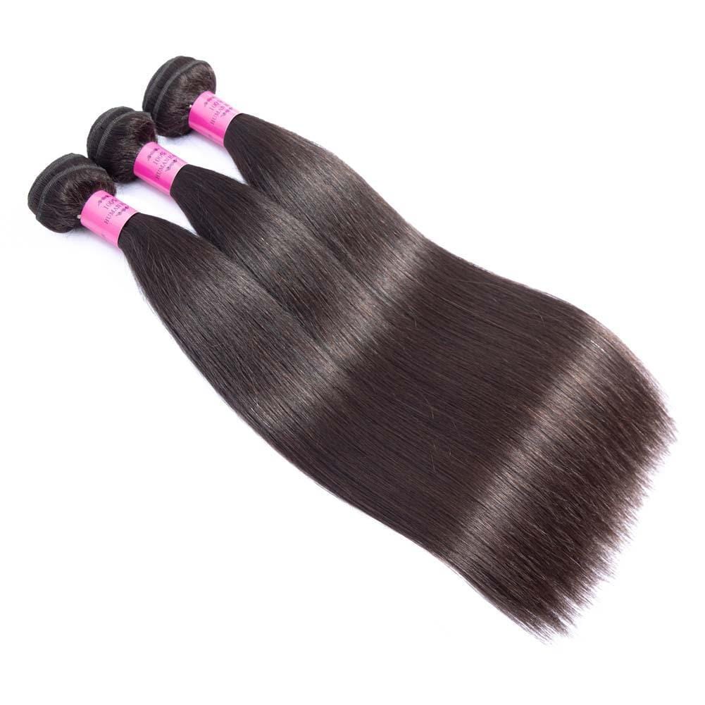 Loki Wig straight 3 Bundles Grade 9A Silk Straight Remy Hair 10"-24"