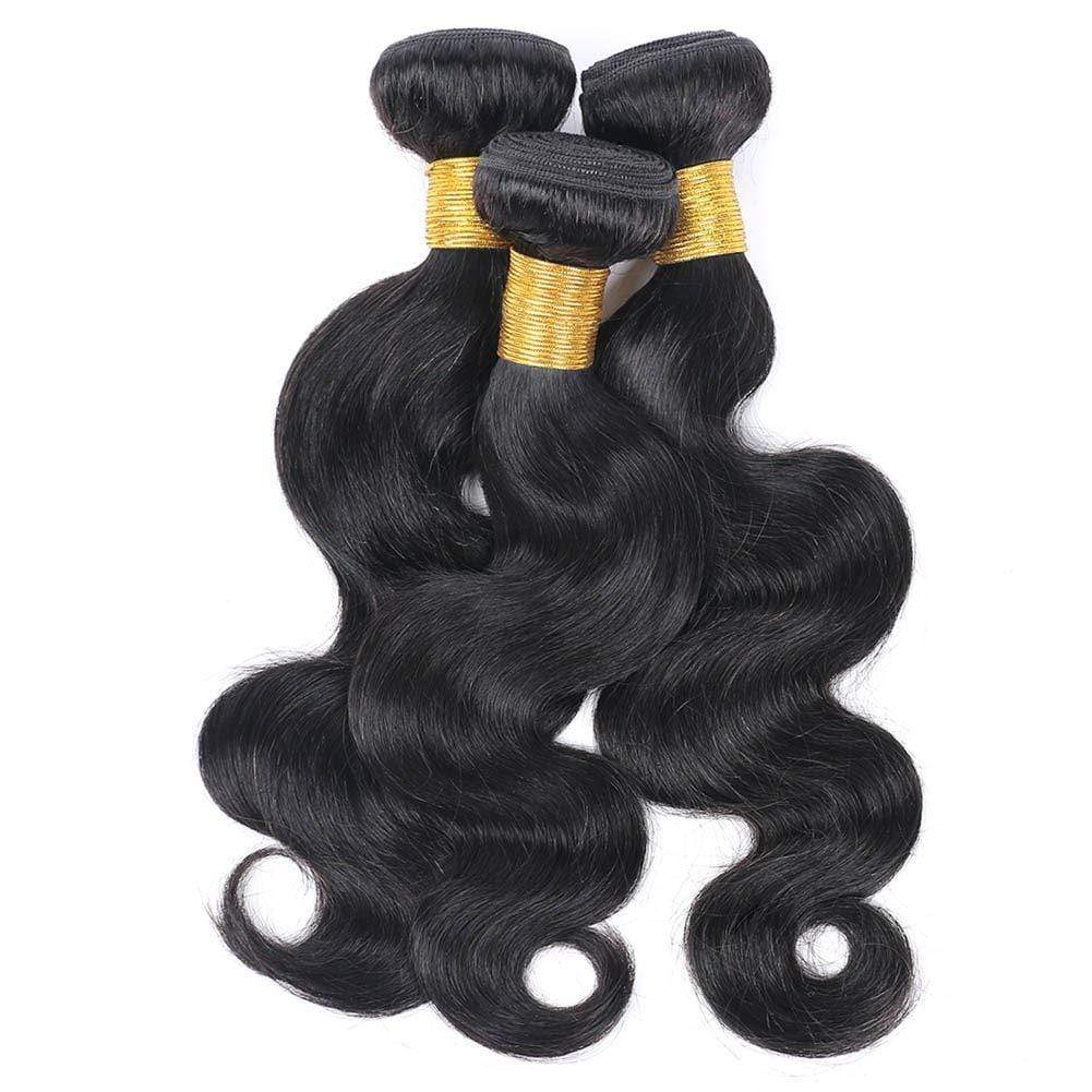 Loki Wig Straight 9A Remy Hair Body Wave 4 Bundles with 4X4 Lace Closure