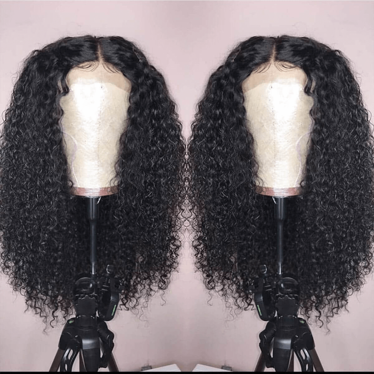 Loki Wig 13x6 Lace Front Wig Kinky Curly 180% Density#1B