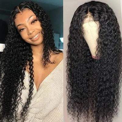 Loki Wig  13x6 Lace Front Wig Kinky Curly 180% Density#1B