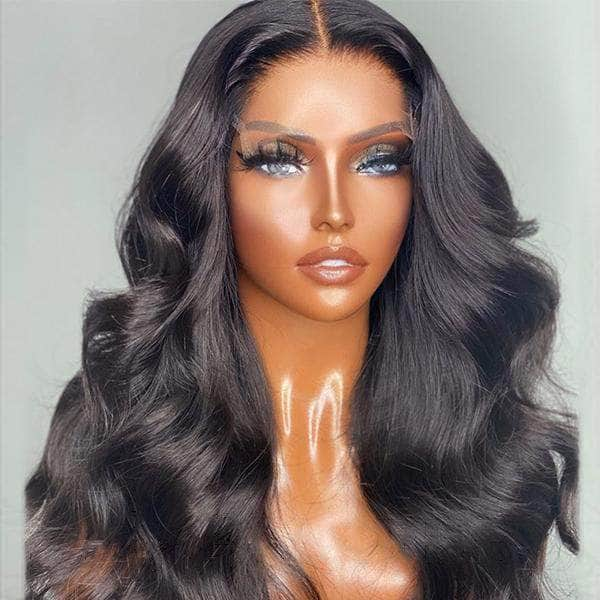 Loki Wig 13X4 Lace Front wig Body Wave 180%#1B