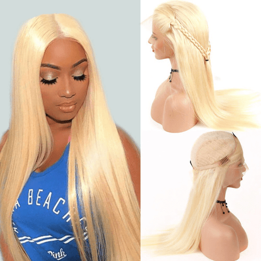 Loki Wig 613 Blonde Hair 360 Front Lace Wig Straight 180% Density