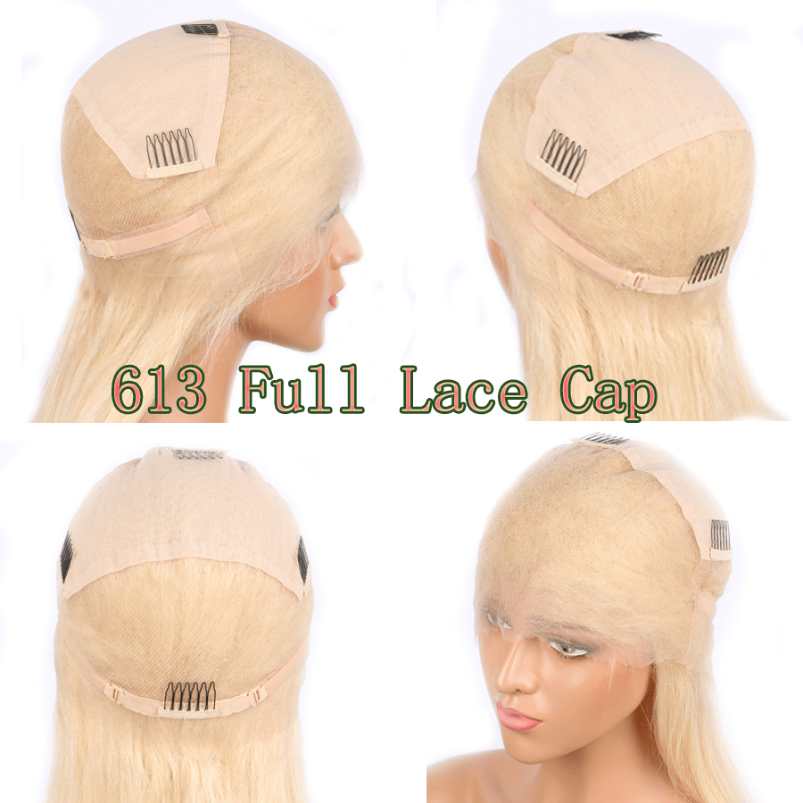 Loki Wig 613 Blonde Hair Full Lace Wig Straight 180% Density