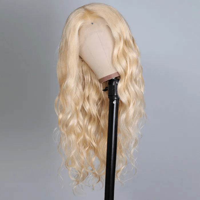 Loki Wig 613 Blonde Hair Lace Front Wig Body Wave 180% Density