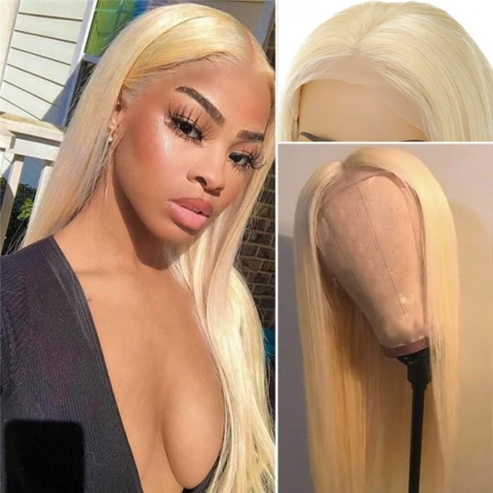 Loki Wig Full Lace wig Straight 180% Density#613Blonde wig