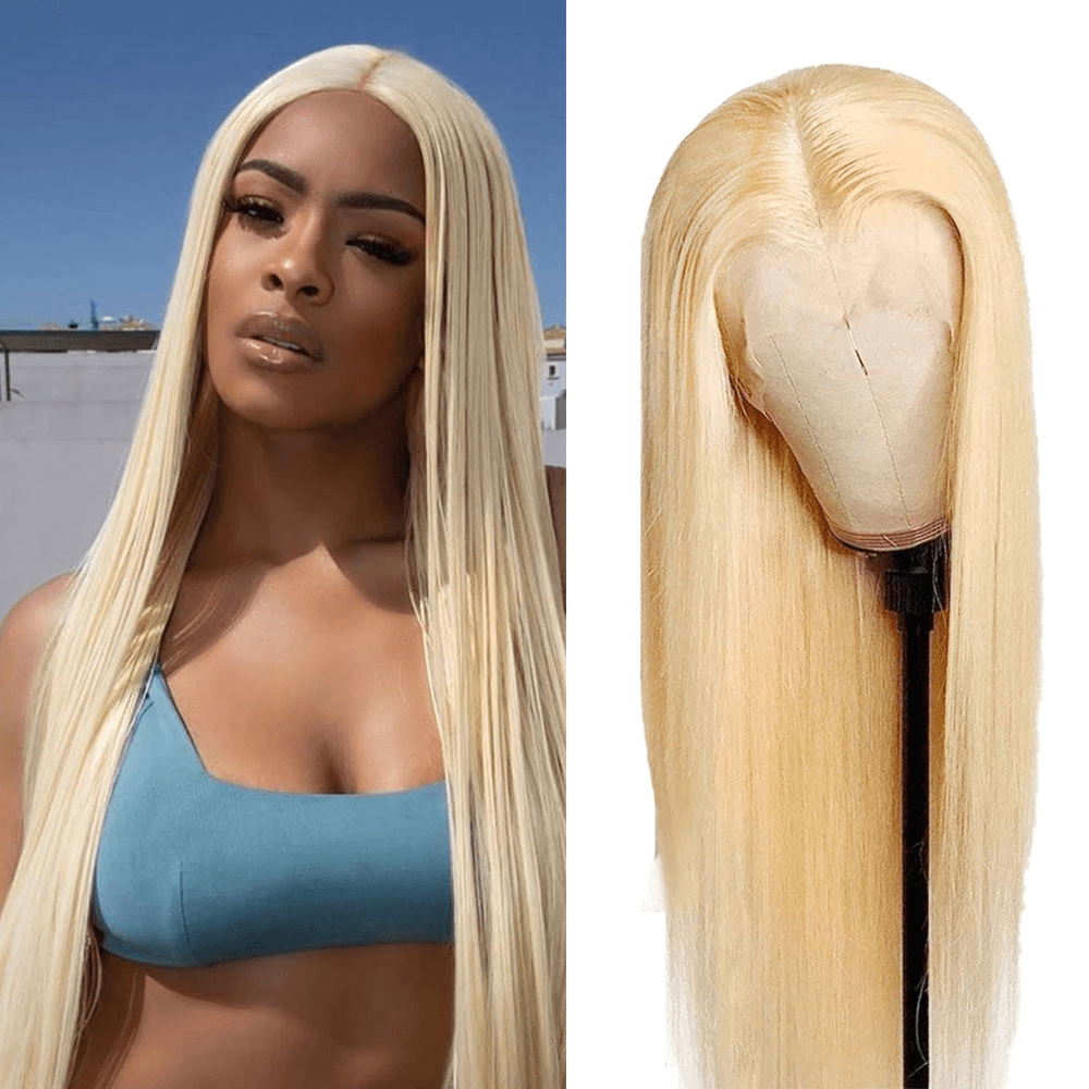 Loki Wig Full Lace wig Straight 180% Density#613Blonde wig