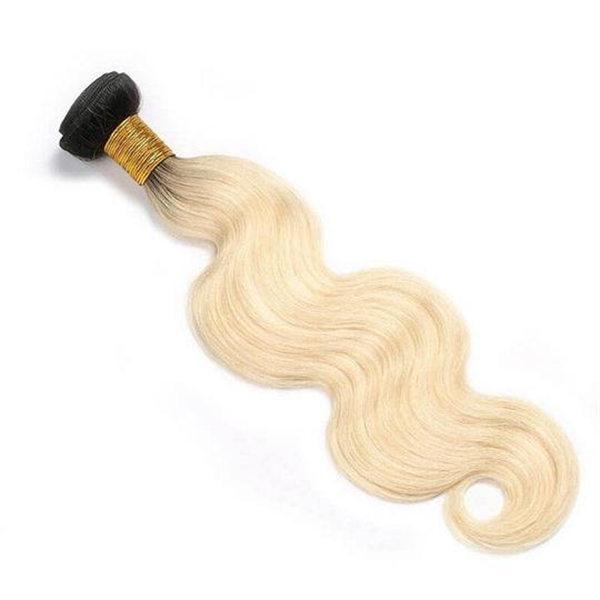 Loki Wig Remy Hair 1 Blonde Bundle Body Wave  #1b/613