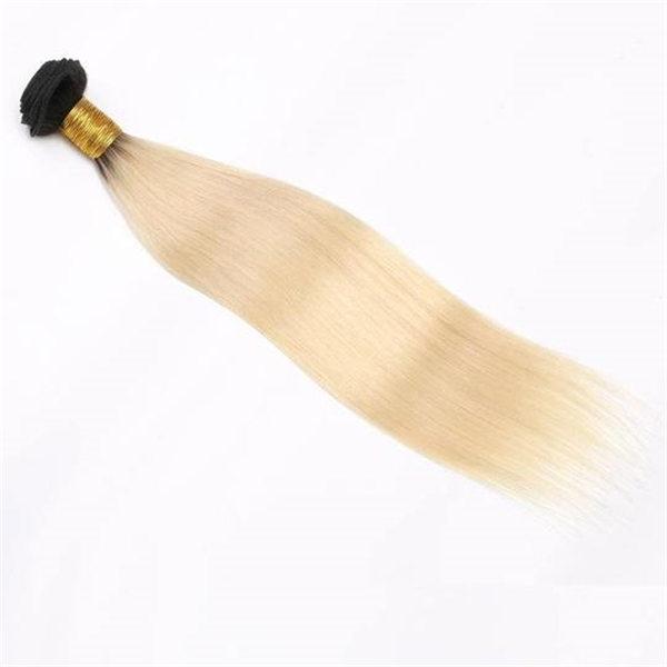 Loki Wig Remy Hair 1 Blonde Bundle Straight #1b/613