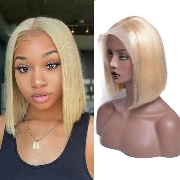 Loki Wig 4x4 Lace Frontal Bob Wig Straight 150% #613