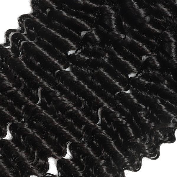 Loki Wig Human Hair 3 Bundles with 13x4 Frontal Deep Wave 150%