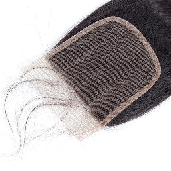 Loki Wig Remy Hair 4 Bundles with 4x4 Closure Straight 150%