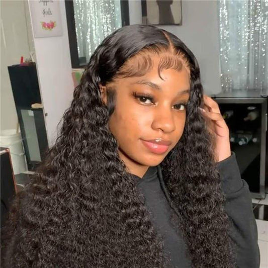 Loki Wig Human Hair 3 Bundles Water Wave 150%