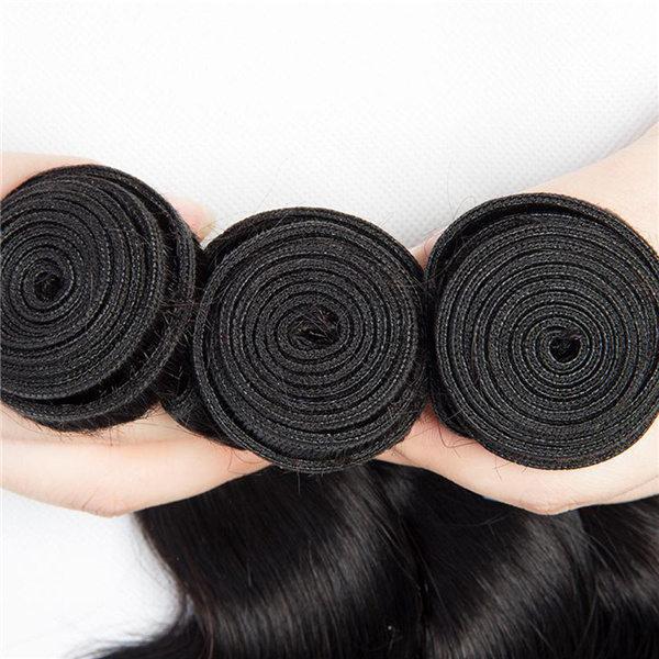 Loki Wig Human Hair 3 Bundles Water Wave 150%